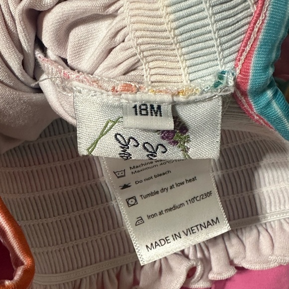 Seaux Smocked Bloomer set 18 month - Picture 3 of 3